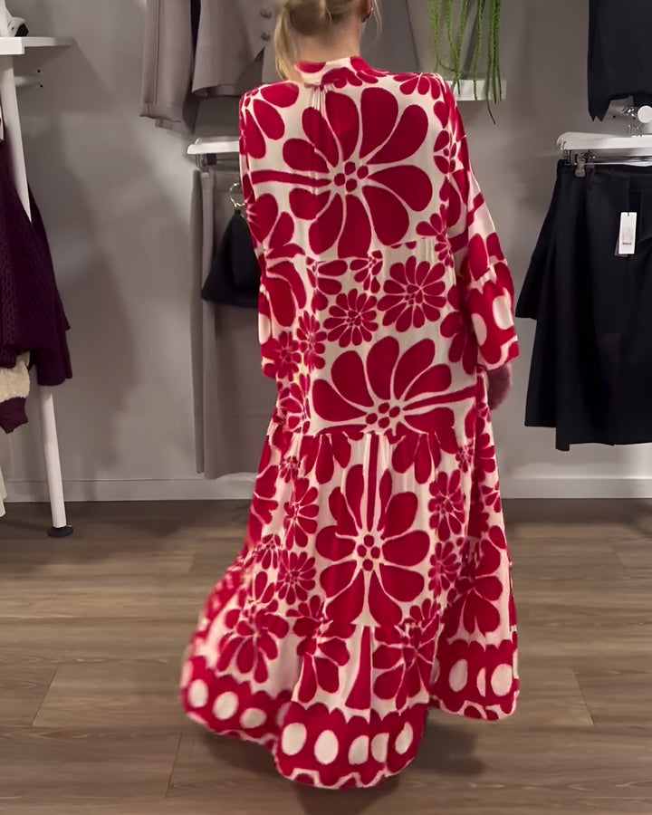 Marielle | Robe Maxi Imprimée Élégante