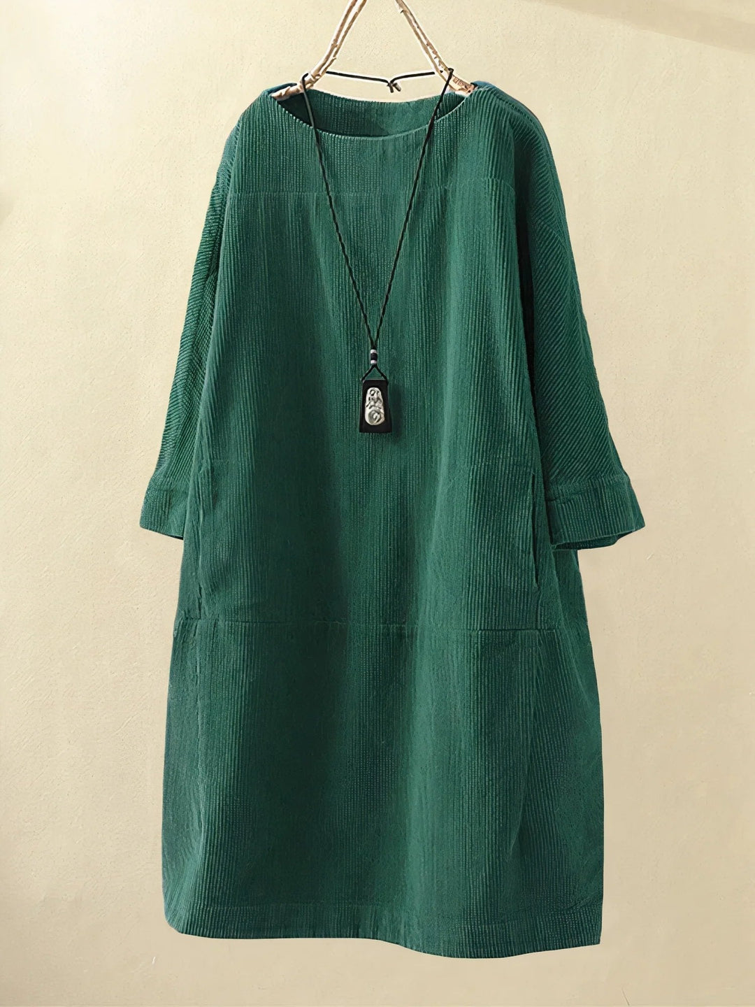 Zophie™ - Robe en velours côtelé vintage décontractée