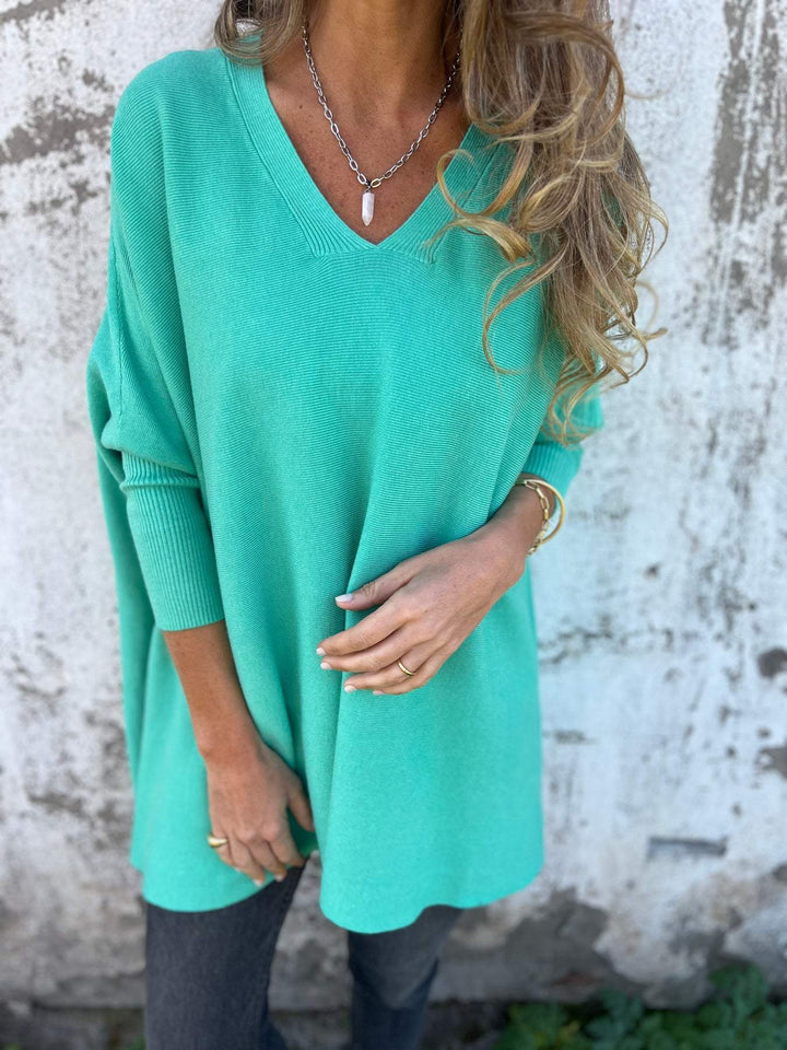 Anna™ | Pull Doux avec Décolleté en V