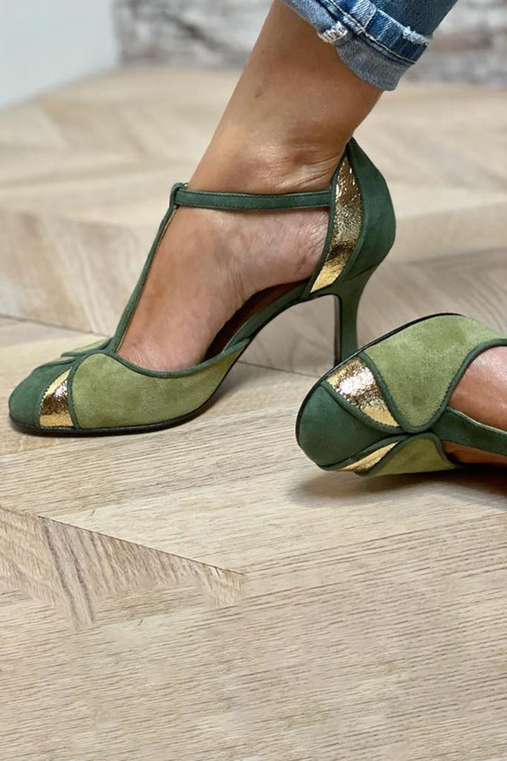 Wilenia - orteils fermés, talons avec bride en T