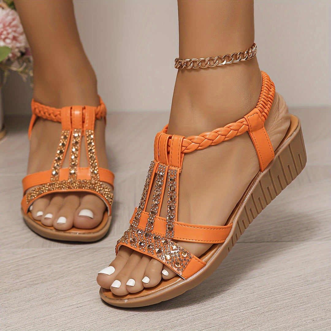 Sandales Élastra™ en Cristal Tressé