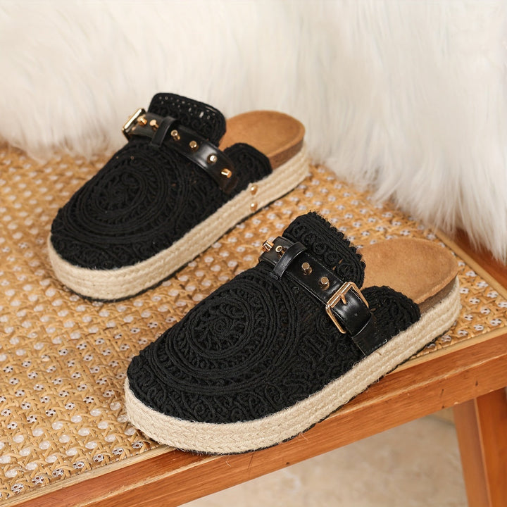 Solene™ Mules Crochets Boho