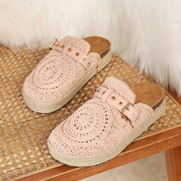 Solene™ Mules Crochets Boho