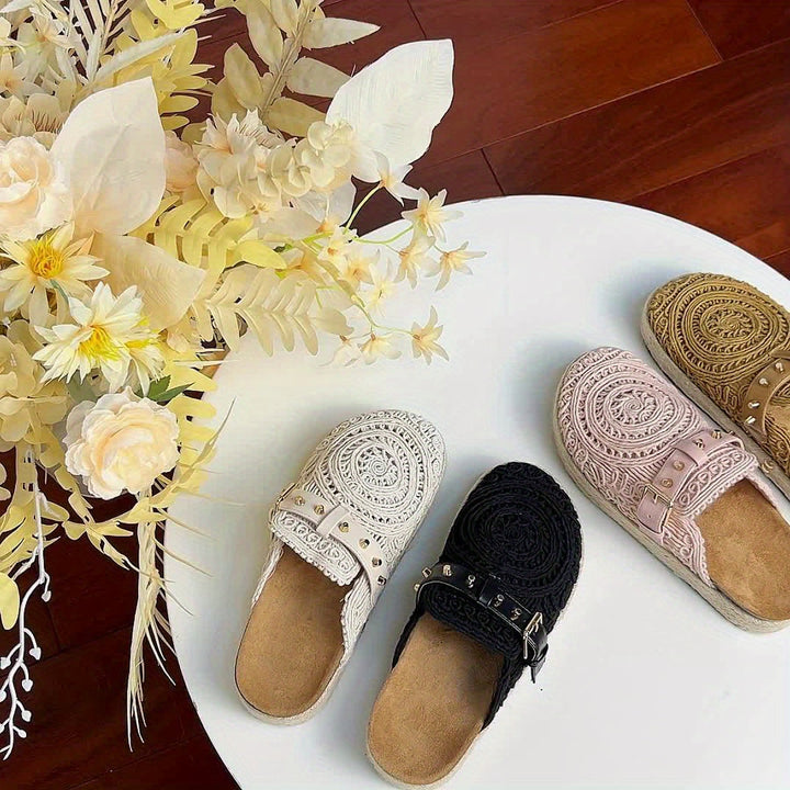 Solene™ Mules Crochets Boho