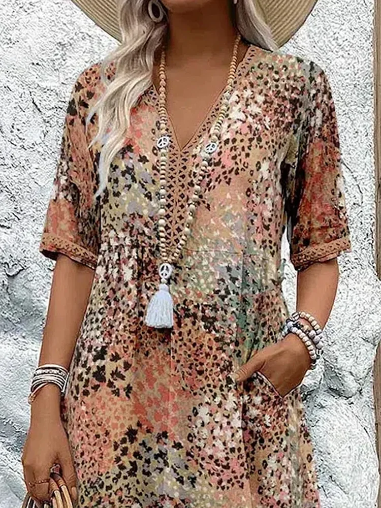 Fatima - Robe à Motif Floral