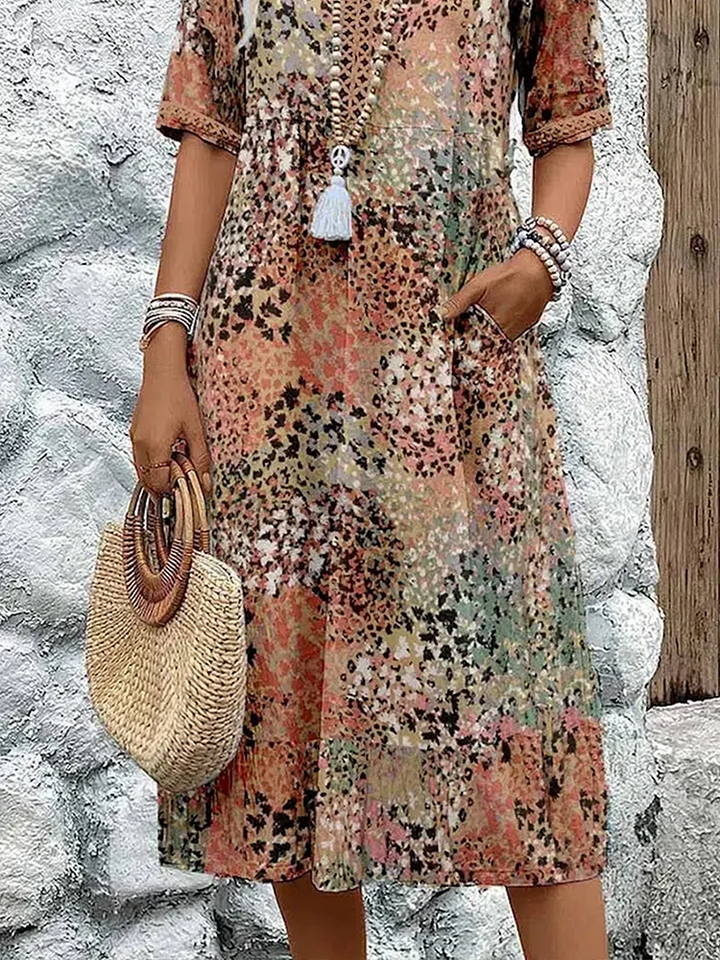 Fatima - Robe à Motif Floral
