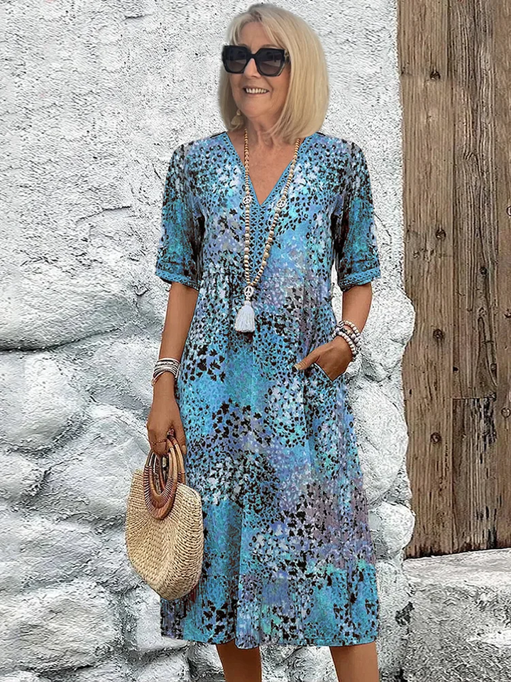 Fatima - Robe à Motif Floral