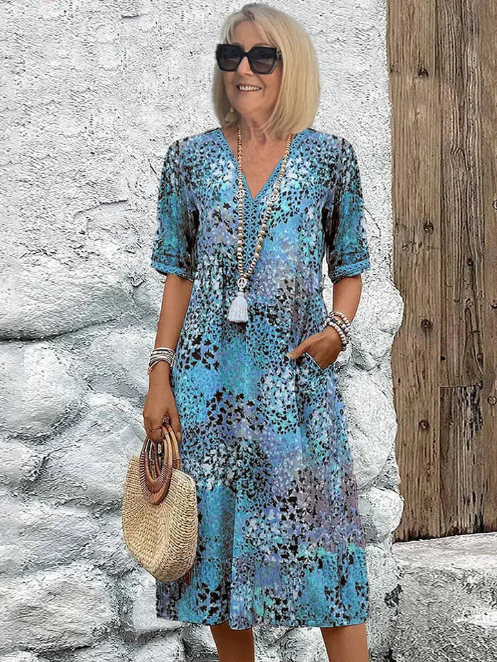 Monica | Robe à fleurs élégante