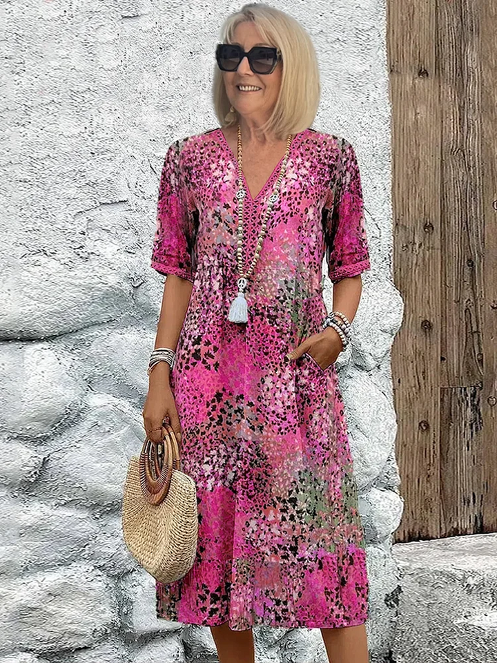 Fatima - Robe à Motif Floral