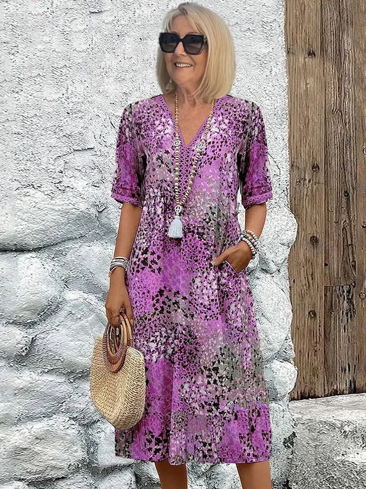 Fatima - Robe à Motif Floral