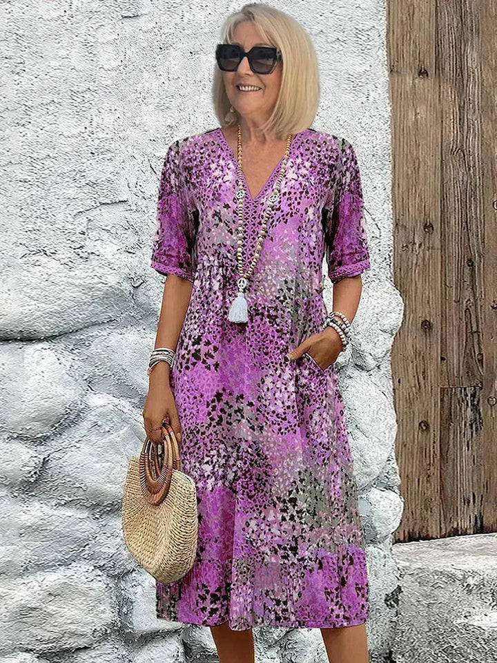 Monica | Robe à fleurs élégante