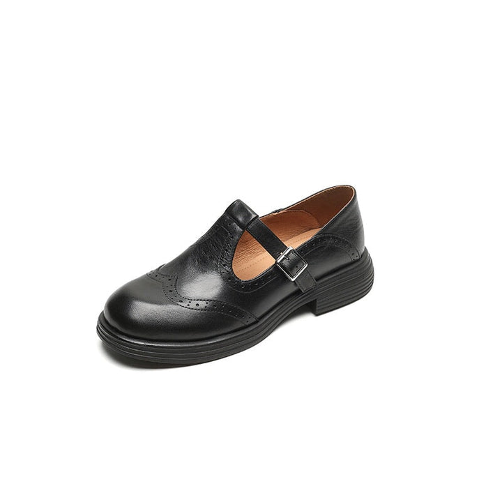 Lenara - Chaussures en cuir rétro pour femmes