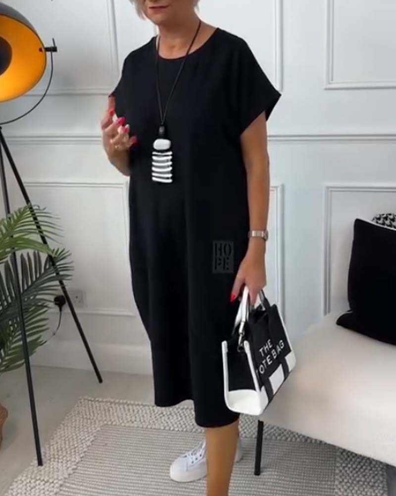 Zuzanna | Robe d'été légère avec col rond