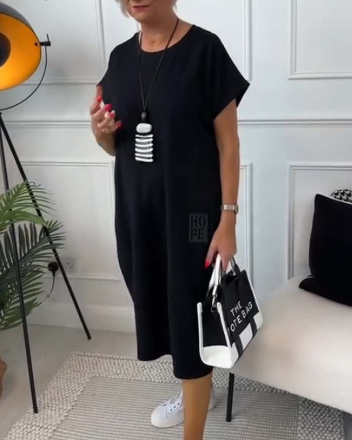 Zuzanna | Robe d'été légère avec col rond