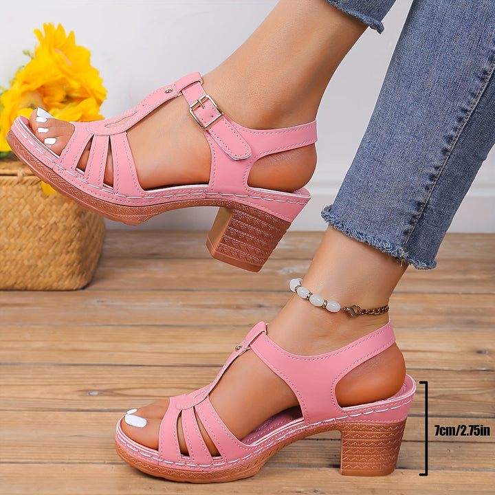 Tierra™ Sandales Vintage à Talon