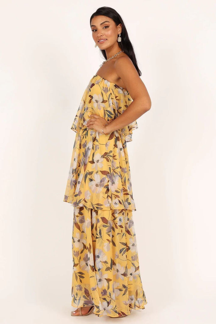 Elsie™ | Robe Maxi Sans Bretelles à Pois