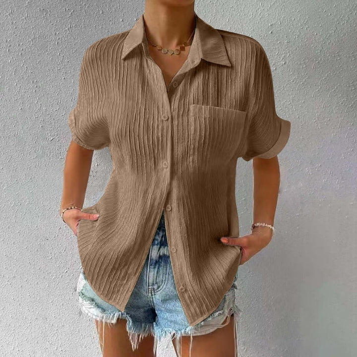 Louisa - Top Relaxato Avec Texture