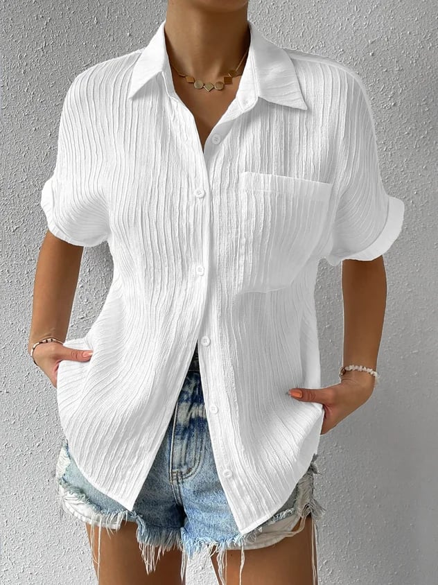 Louisa - Top Relaxato Avec Texture