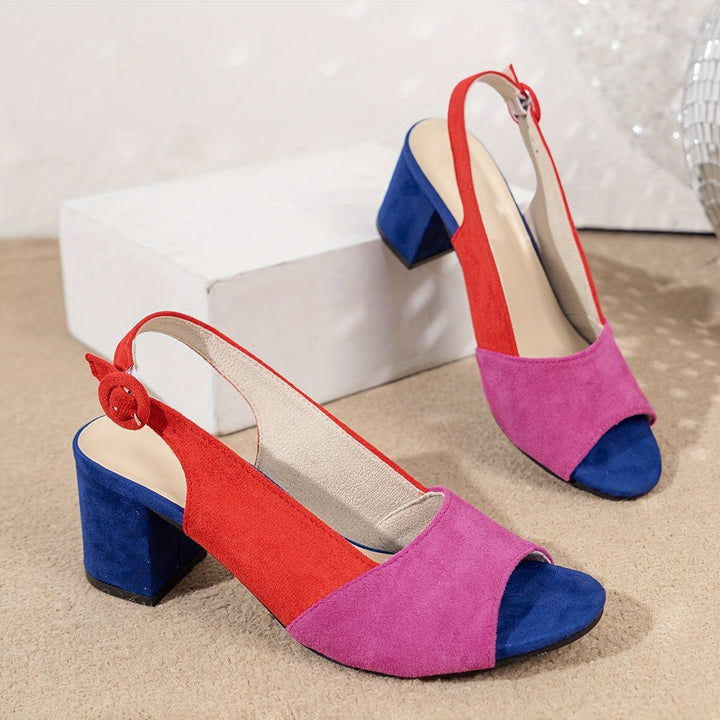 Zuri™ Talons Slingback Colorblock