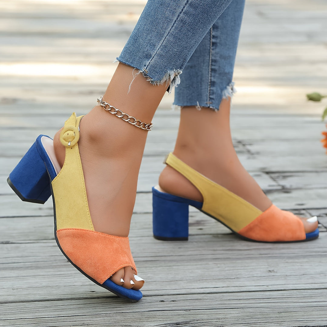 Zuri™ Talons Slingback Colorblock