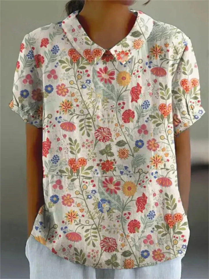 Fiorella | Chemise Légère avec Imprimé Floral