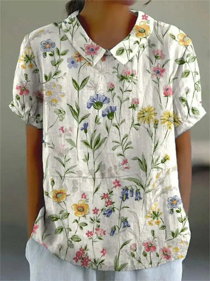 Fiorella | Chemise Légère avec Imprimé Floral