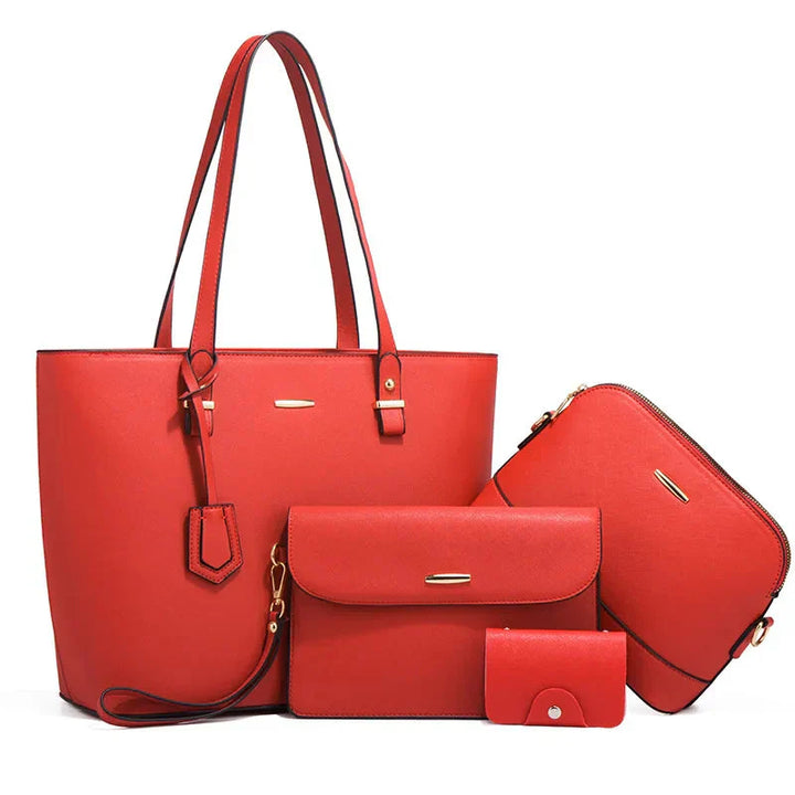 Ensemble de Sac à Main en Cuir et Sac à Épaule en 3 Pièces
