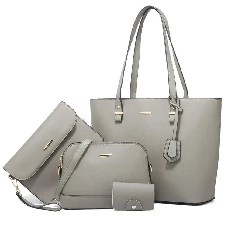 Ensemble de Sac à Main en Cuir et Sac à Épaule en 3 Pièces