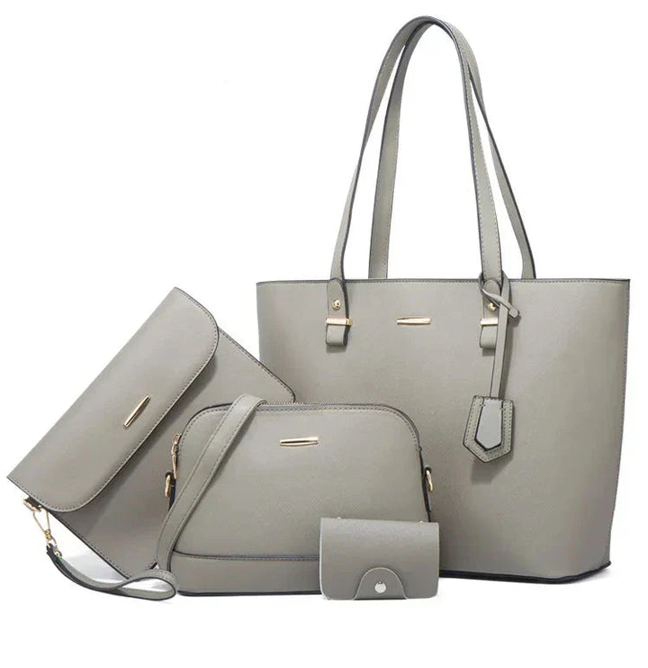 Ensemble de Sac à Main en Cuir et Sac à Épaule en 3 Pièces