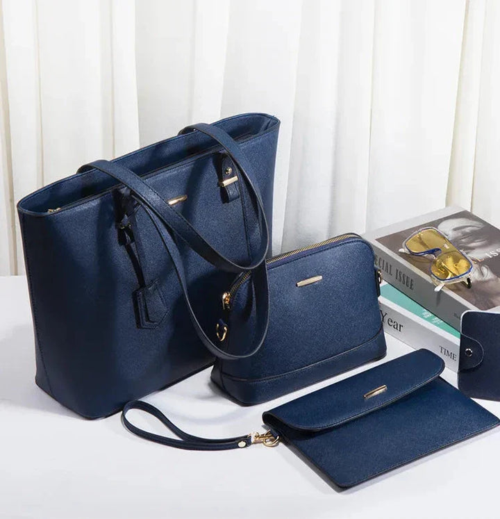 Ensemble de Sac à Main en Cuir et Sac à Épaule en 3 Pièces