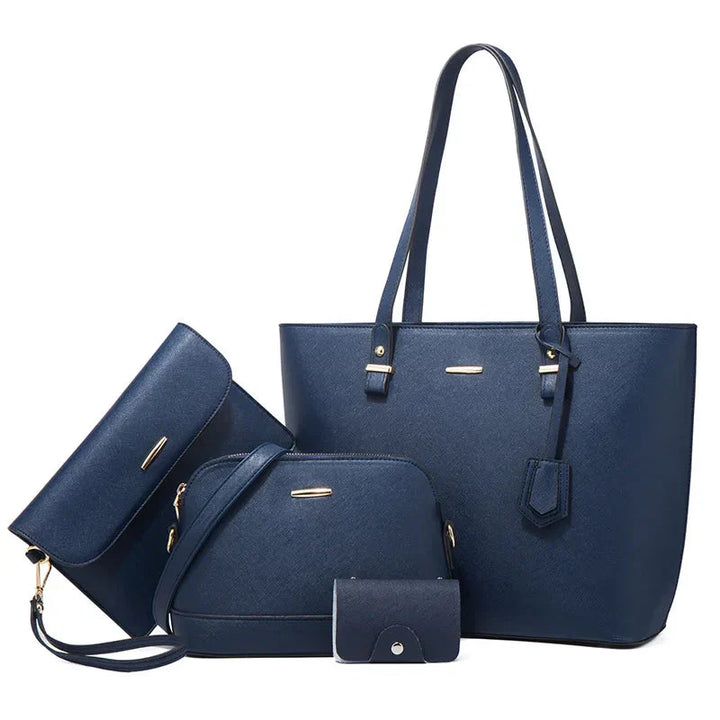Ensemble de Sac à Main en Cuir et Sac à Épaule en 3 Pièces