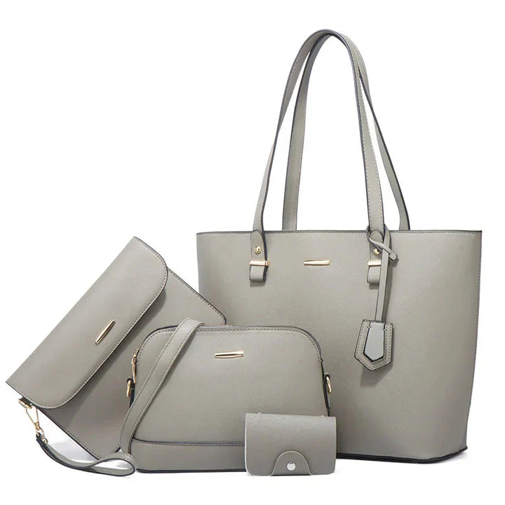 Ensemble de Sac à Main en Cuir et Sac à Épaule en 3 Pièces