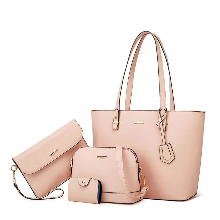 Ensemble de Sac à Main en Cuir et Sac à Épaule en 3 Pièces