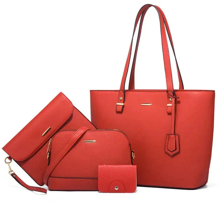 Ensemble de Sac à Main en Cuir et Sac à Épaule en 3 Pièces