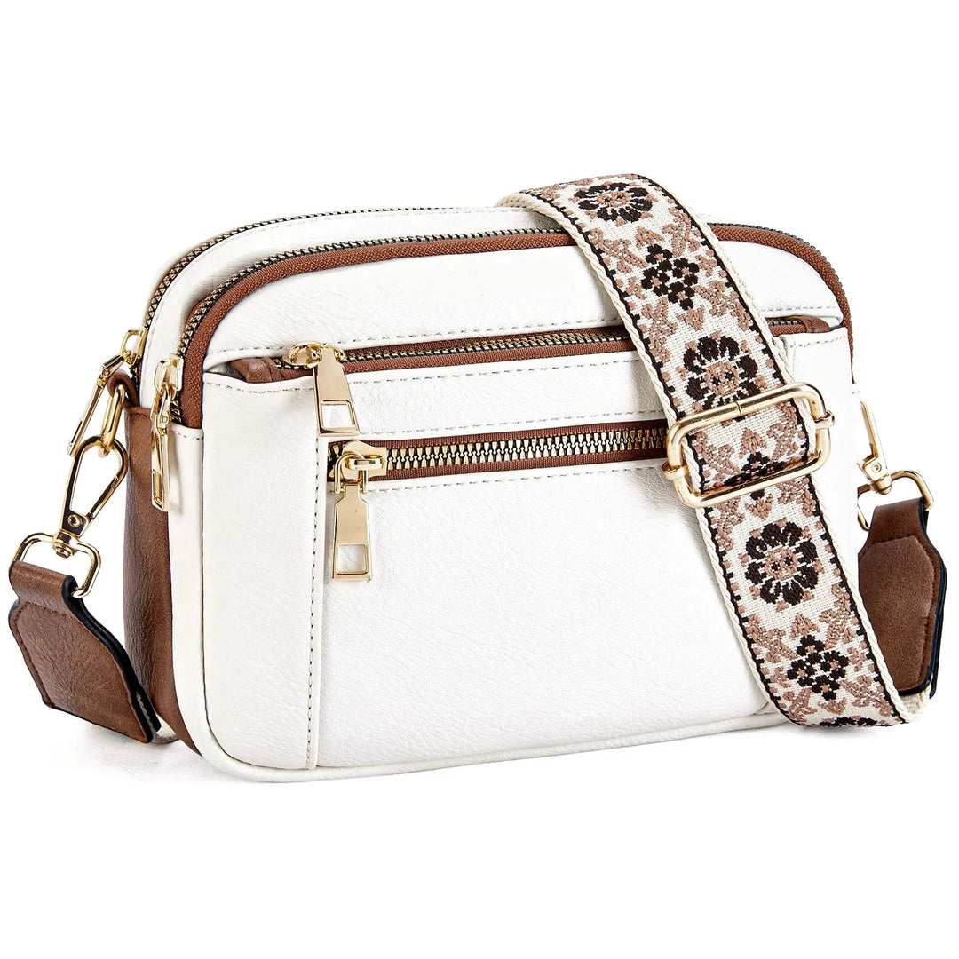 Sac Nylah en Bandoulière avec Sangles Colorées