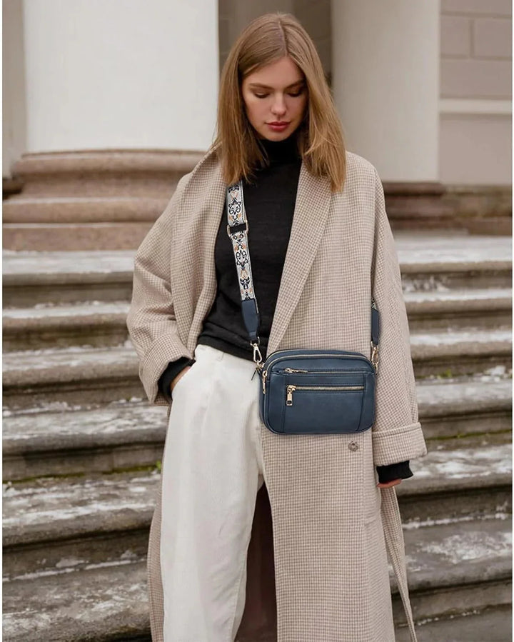 Sac Nylah en Bandoulière avec Sangles Colorées