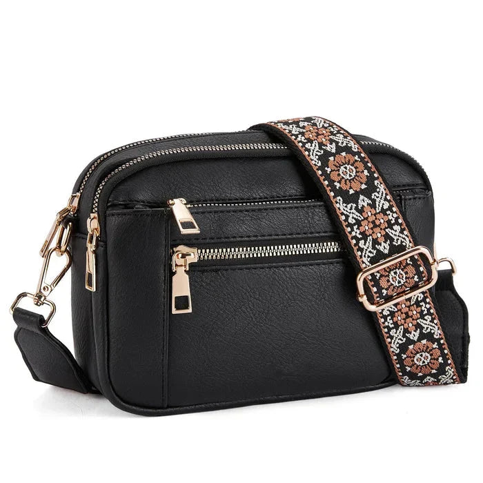Sac Nylah en Bandoulière avec Sangles Colorées