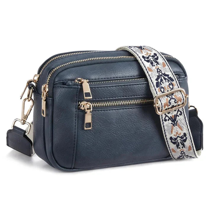 Sac Nylah en Bandoulière avec Sangles Colorées