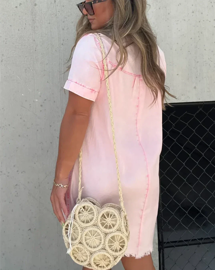 Vera | Robe Chemise en Denim
