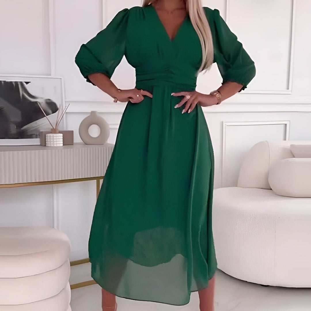Chiara | Robe d'Été en Chiffon de Soie Légère