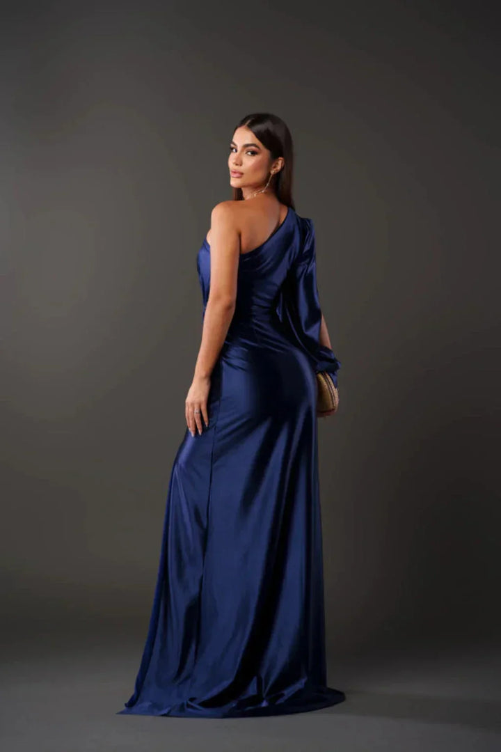 Valeria | Robe Asymétrique en Satin