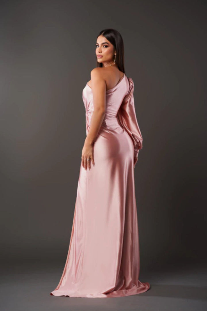 Valeria | Robe Asymétrique en Satin