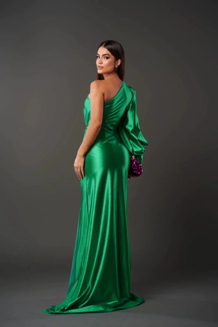 Valeria | Robe Asymétrique en Satin