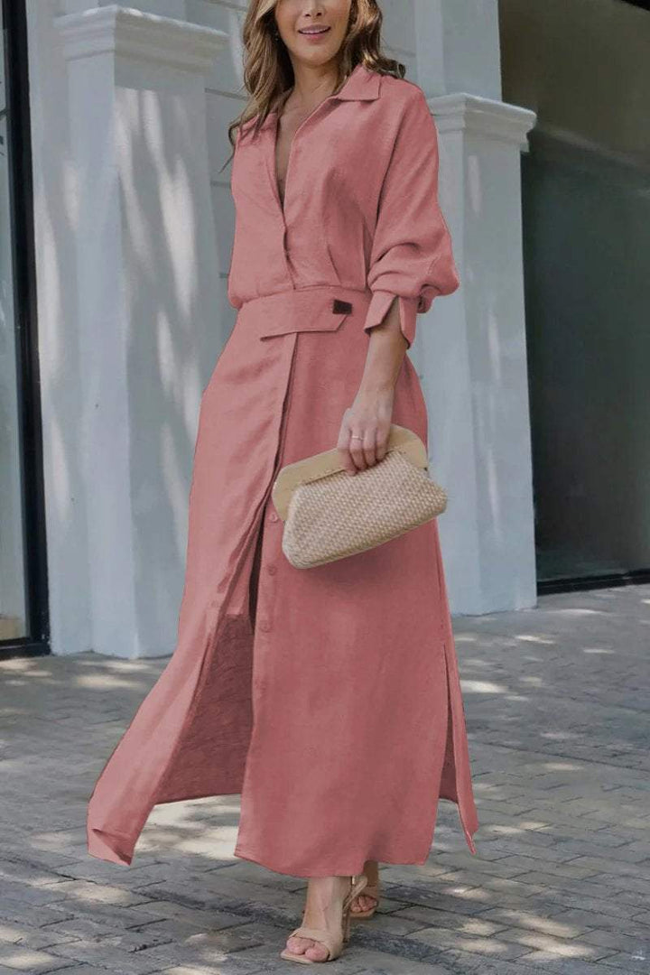 Jeanette | Robe maxi à décolleté en V