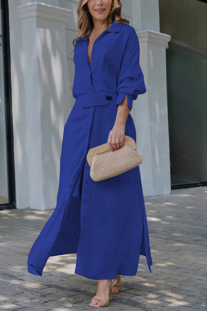 Jeanette | Robe maxi à décolleté en V