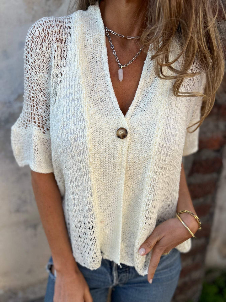 Francine™ | Haut élégant texturé