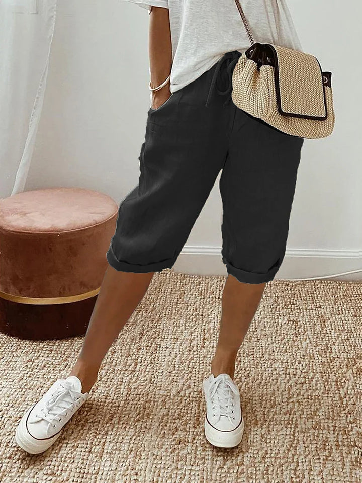 Jillian | Shorts confortables avec ourlet roulé