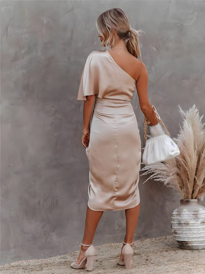 Dhalia | Robe Élégante Asymétrique