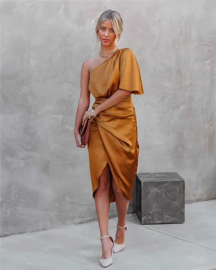 Dhalia | Robe Élégante Asymétrique