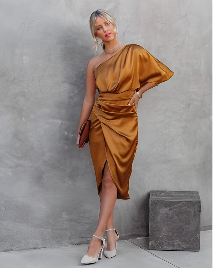 Dhalia | Robe Élégante Asymétrique